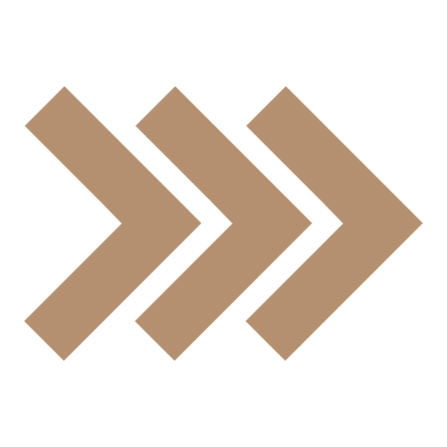 ein braunes symbol was einen Pfeil nach rechts deutet